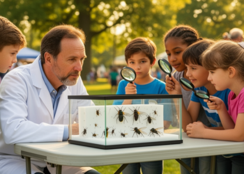 Carrion insects take the museum on the road: portable displays spark public curiosity