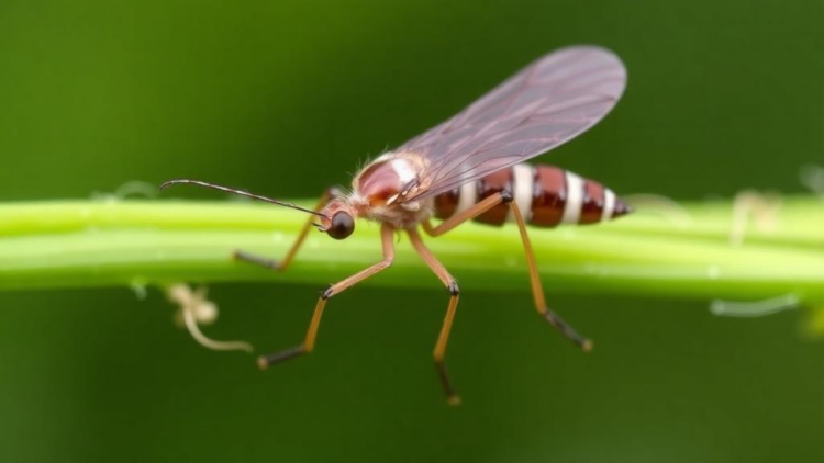 Hidden Giant Chromosomes Reveal a Rare Midge Living at the Edge of Its Range