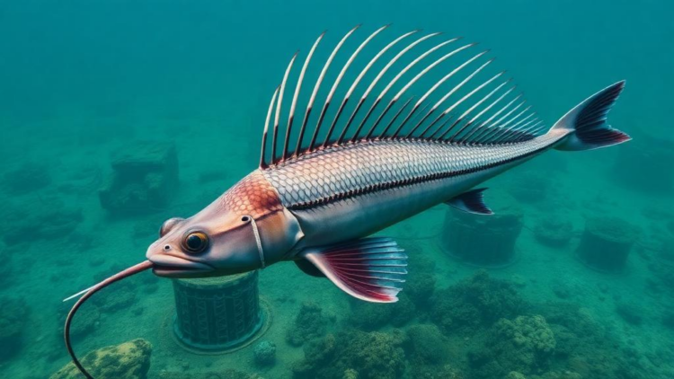 Giant oarfish relative surfaces in Sri Lankan waters in a first for the Indian Ocean island