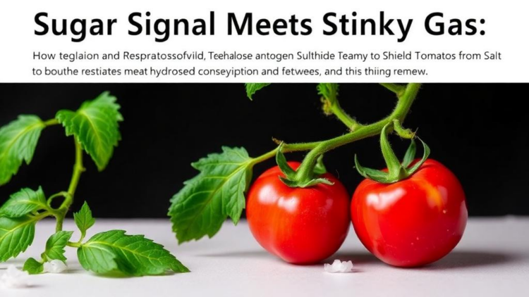 Sugar Signal Meets Stinky Gas: How Trehalose and Hydrogen Sulfide Team Up to Shield Tomatoes from Salt