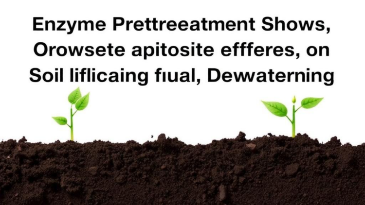 Enzyme Pretreatment Shows Opposite Effects on Soil Solidification and Slurry Dewatering