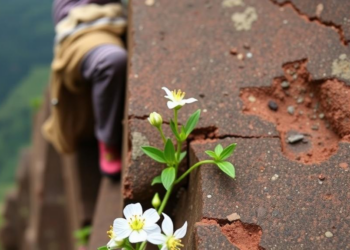 Tiny New Primrose Species Discovered on Cliffs in Guizhou, China