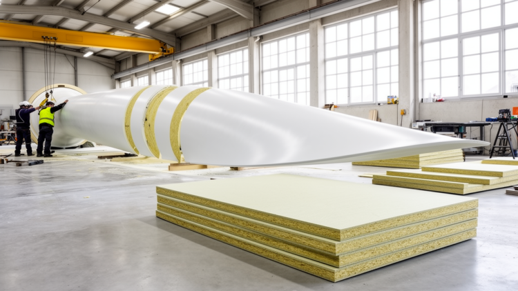 Retired Wind Turbine Blades Reborn as Super-Insulating Building Panels