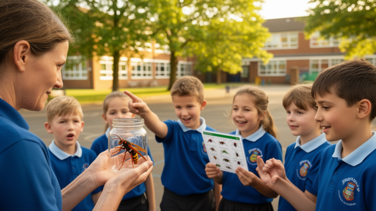 Schoolchildren Trained to Spot Invasive Hornet in Bold New Surveillance Experiment