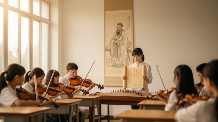 Ancient Confucian Ideas Meet the Modern Music Classroom in New Framework for Arts-Integrated Education