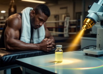 Infrared fingerprint of blood plasma tracks a boxer’s fight-week recovery