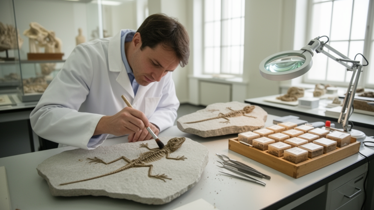 Lost Fossil Lizards from a German Paleocene Site Rewritten After Eight Decades