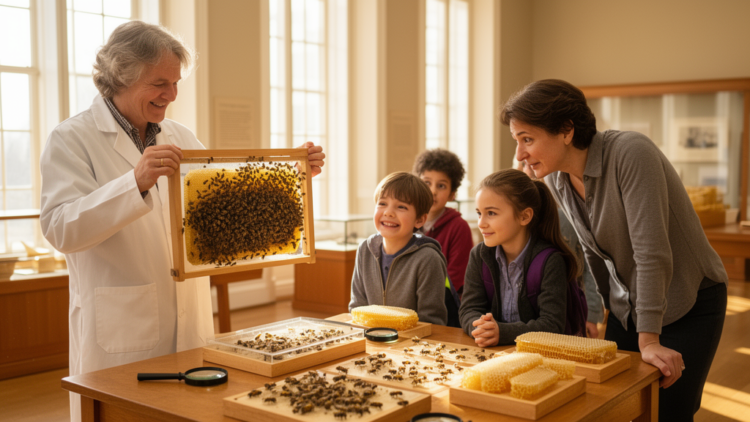 Live Bees Bring Museum Outreach Collections to Life and Ease Public Fear