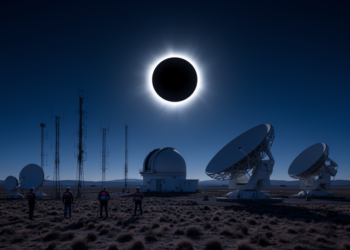 When the Moon Blotted Out the Sun, the Sky’s Invisible Layer Collapsed