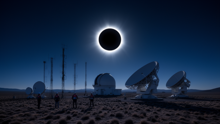 When the Moon Blotted Out the Sun, the Sky’s Invisible Layer Collapsed