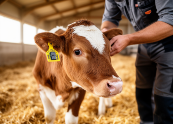Smart Ear Tags and Machine Learning Catch Calf Pneumonia Early, New Study Shows
