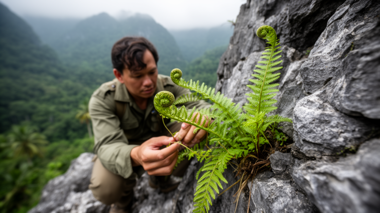 New sexually reproducing fern species discovered on Vietnamese limestone karst