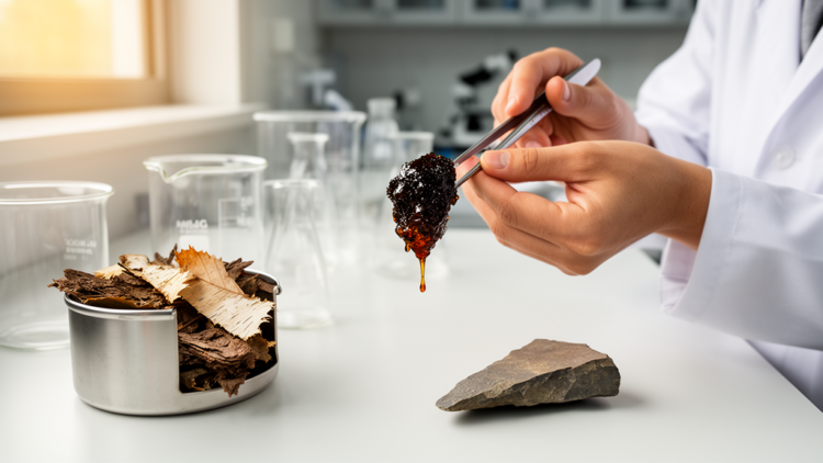 Neanderthal Glue Reimagined: Scientists Make Stone Age Adhesive from Birch Leaves