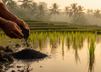 Rice Biochar Could Curb Methane From Indonesia’s Flooded Paddies