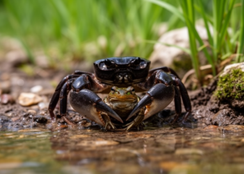Killer crabs: Freshwater crab caught preying on endangered Greek island frog