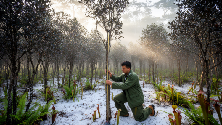 Thirty Years of Data Reveal Hidden Shifts in Borneo’s Rare Heath Forests