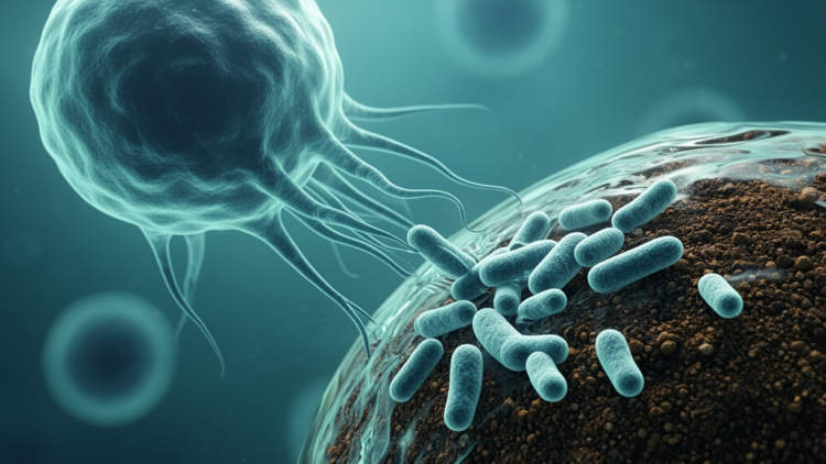 How a Deadly Bacterium Outsmarts Amoeba Predators in Soil and Water