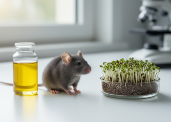 Sprouted Flaxseed Oil Supercharges Brain Lipids in Mice Despite Losing Some Omega-3