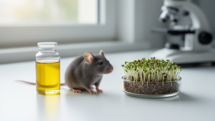 Sprouted Flaxseed Oil Supercharges Brain Lipids in Mice Despite Losing Some Omega-3