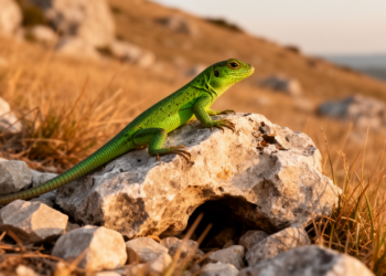 Rocks and Refuges: What Keeps Europe’s Green Lizards Alive at the Edge of Their Range