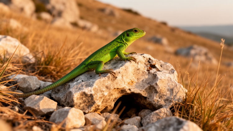 Rocks and Refuges: What Keeps Europe’s Green Lizards Alive at the Edge of Their Range