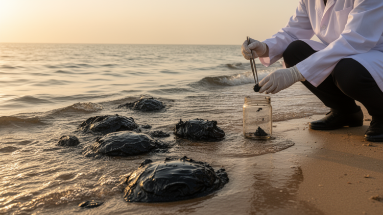 Floating Tarballs Carry a Hidden Cargo of Cancer-Causing Chemicals Across the Arabian Sea