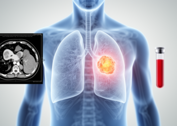 AI Model Predicts Lung Cancer Spread Using Routine PET Scans and Blood Tests