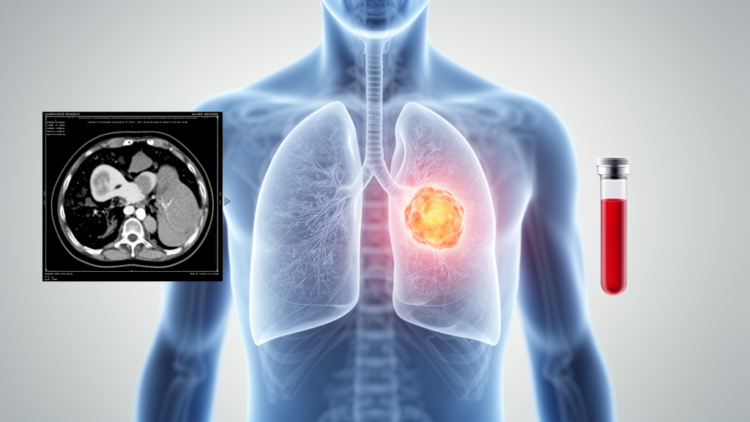 AI Model Predicts Lung Cancer Spread Using Routine PET Scans and Blood Tests