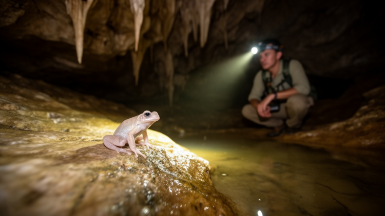 Frogs in Brazilian caves are residents, not lost visitors, study argues