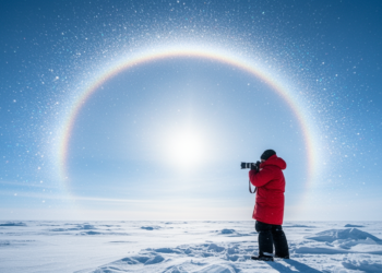 Diamond Dust Sky Eye Wins Grand Prize in 2026 AMS Photo Contest