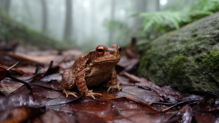 New copper-eyed leaf litter toad discovered in Guizhou nature reserve