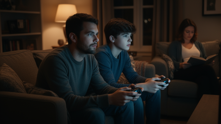 When Parents Game Too: Family Habits Shape Whether Teens Try to Cut Back on Gaming