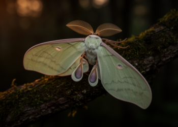 A Giant Moth With Teardrop Legs Rewrites the Moth Family Tree