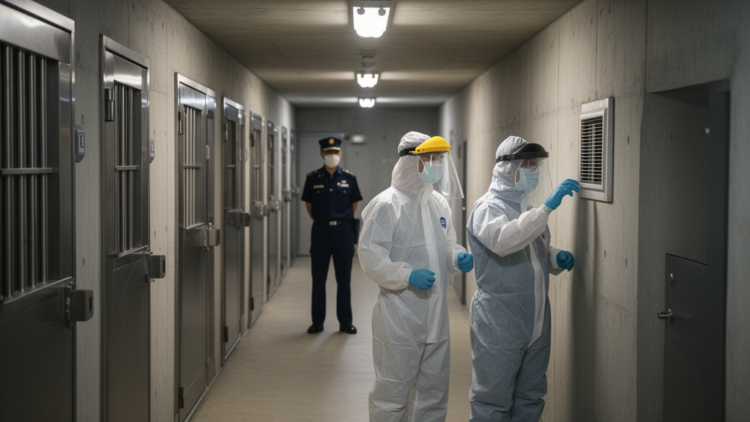 COVID-19 tore through a high-rise detention center in Seoul — here's how investigators stopped it