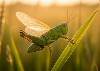 Warm Weather, Long Flights and All Eight Legs: What Makes Grasshoppers Scream in Escape