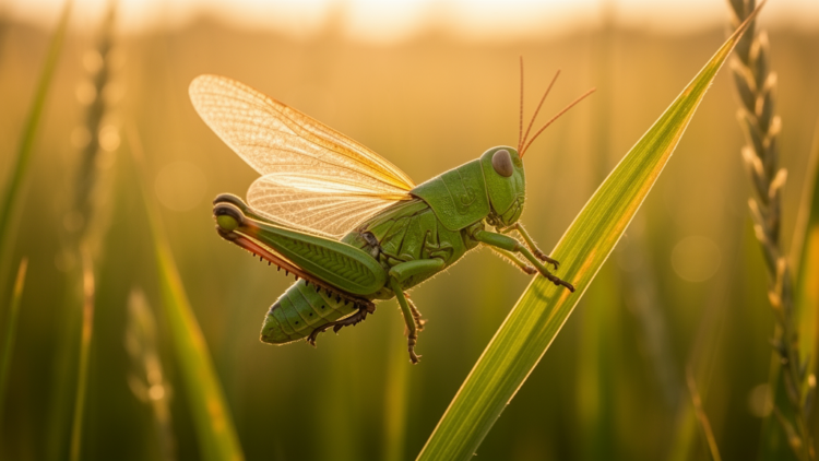 Warm Weather, Long Flights and All Eight Legs: What Makes Grasshoppers Scream in Escape