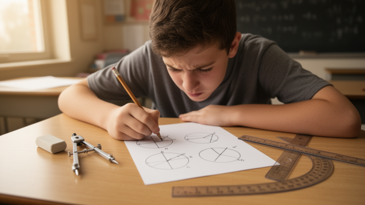 Why Students Stumble on Circle Theorems: A New Error Analysis Reveals the Pattern