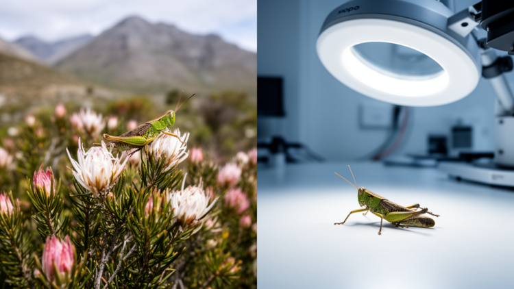 3D Imaging Reveals Hidden Grasshopper Species in South Africa’s Fynbos