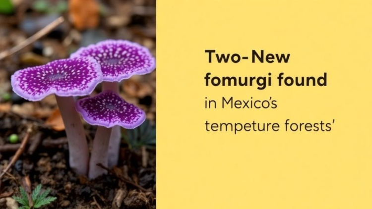Two New Purple Fungi Found in Mexico’s Temperate Forests