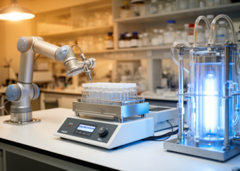 Robots and Light Power KAIST’s Round-the-Clock Unmanned Drug Synthesis Platform
