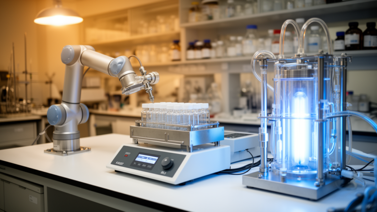 Robots and Light Power KAIST’s Round-the-Clock Unmanned Drug Synthesis Platform