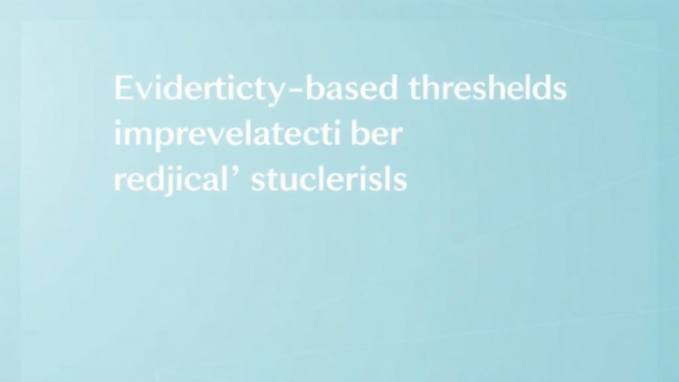 Evidence-based thresholds improve detection of medical students’ academic decline