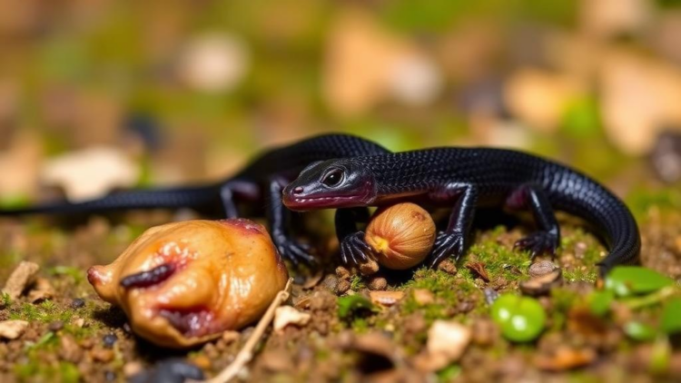 Alpine Newts Recorded Feeding on Rodent Carcass
