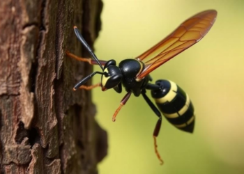 Parasitoid wasp recorded attacking pine wilt vector in Korea