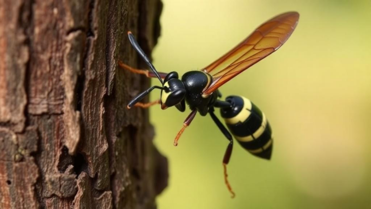 Parasitoid wasp recorded attacking pine wilt vector in Korea