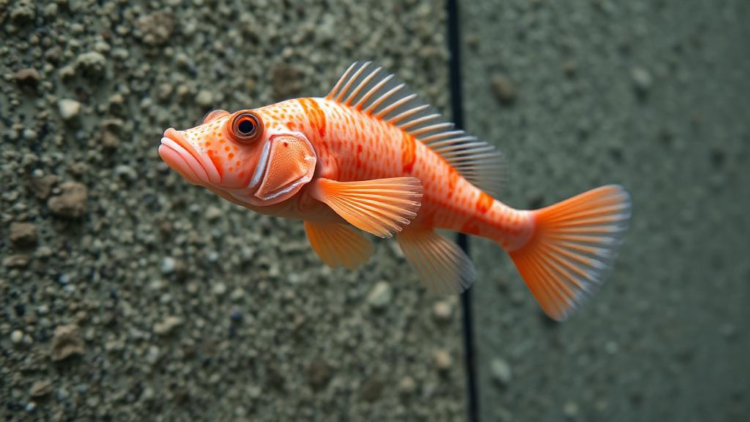 Cavefish tilt differently by flank while swimming beside walls