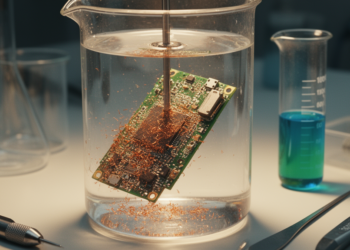Betaine solvent extracts more than 99% of copper from waste circuit boards