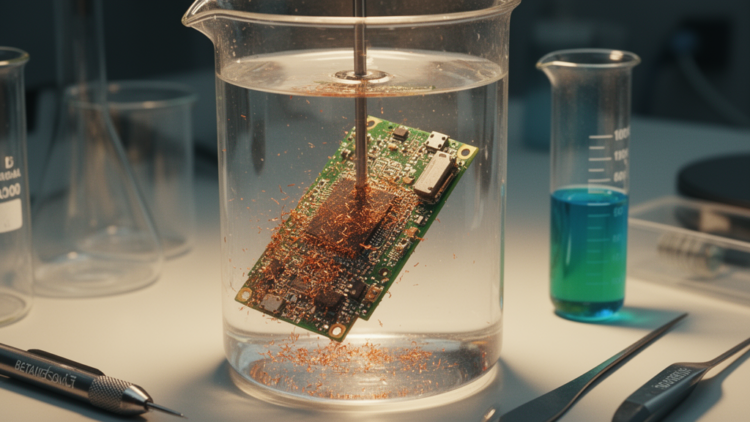 Betaine solvent extracts more than 99% of copper from waste circuit boards