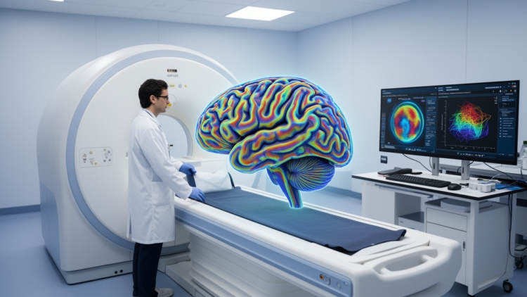 Self-supervised deep learning enables reliable 20-fold accelerated fMRI mapping