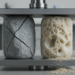 Dissolution Alters Failure in Rock-Like Specimens Under Uniaxial Compression
